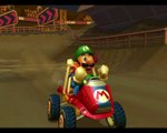 GameCube Gameplay - Mario Kart Double Dash - Waluigi Stadium - Mario and Luigi