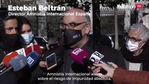 Declaraciones del director de Amnistía Internacional España, Esteban Beltrán