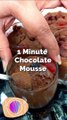 Chocolate mousse in a minute #shorts #EasyRecipe #QuickRecipe #Food #Sweet #ChocolateRecipes #Mousse
