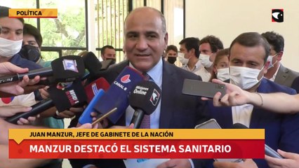 Manzur destacó el sistema sanitario
