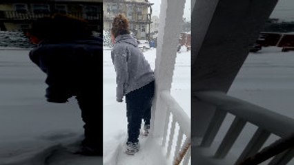 Falling Backward into Fluffy Snow