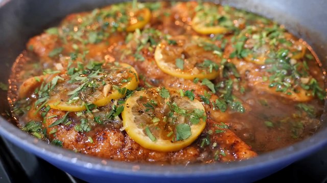 How to make The BEST Juicy Lemon Chicken Recipe _ Views on the road