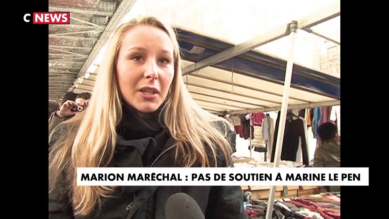 Marion Maréchal ne soutiendra pas Marine Le Pen