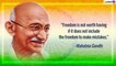 Martyrs’ Day 2022: Famous Quotes by Mahatma Gandhi That Will Help Us See World in Better Light