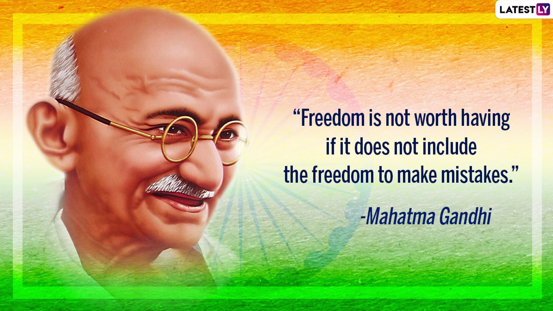 Freedom quotes by gandhi