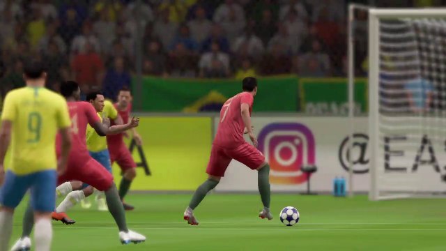 Ohh !! Shit, Ronaldo || Portugal vs Brazil || Football Gaming || FIFA19