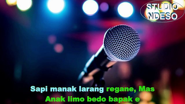 Angge Angge Orong Orong Karaoke no vocal-studio ndeso