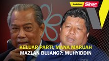 Keluar parti, mana maruah Mazlan Bujang?: Muhyiddin