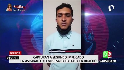 Capturan a segundo implicado en asesinato de empresaria en Huacho