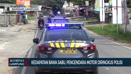Kedapatan Bawa Sabu, Pengendara Motor Diringkus Polisi
