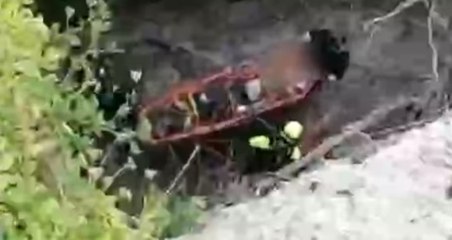 Siracusa - Soccorso operaio finito in un dirupo (28.01.22)