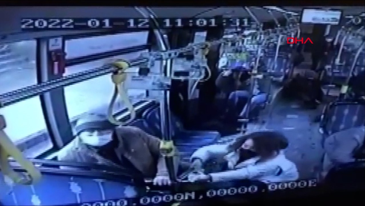 Sarıyer'de 2 İETT otobüsünün çarpıştığı kaza kamerada