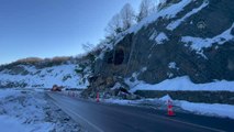 Zonguldak-İstanbul kara yolunda heyelan nedeniyle aksayan ulaşım normale döndü