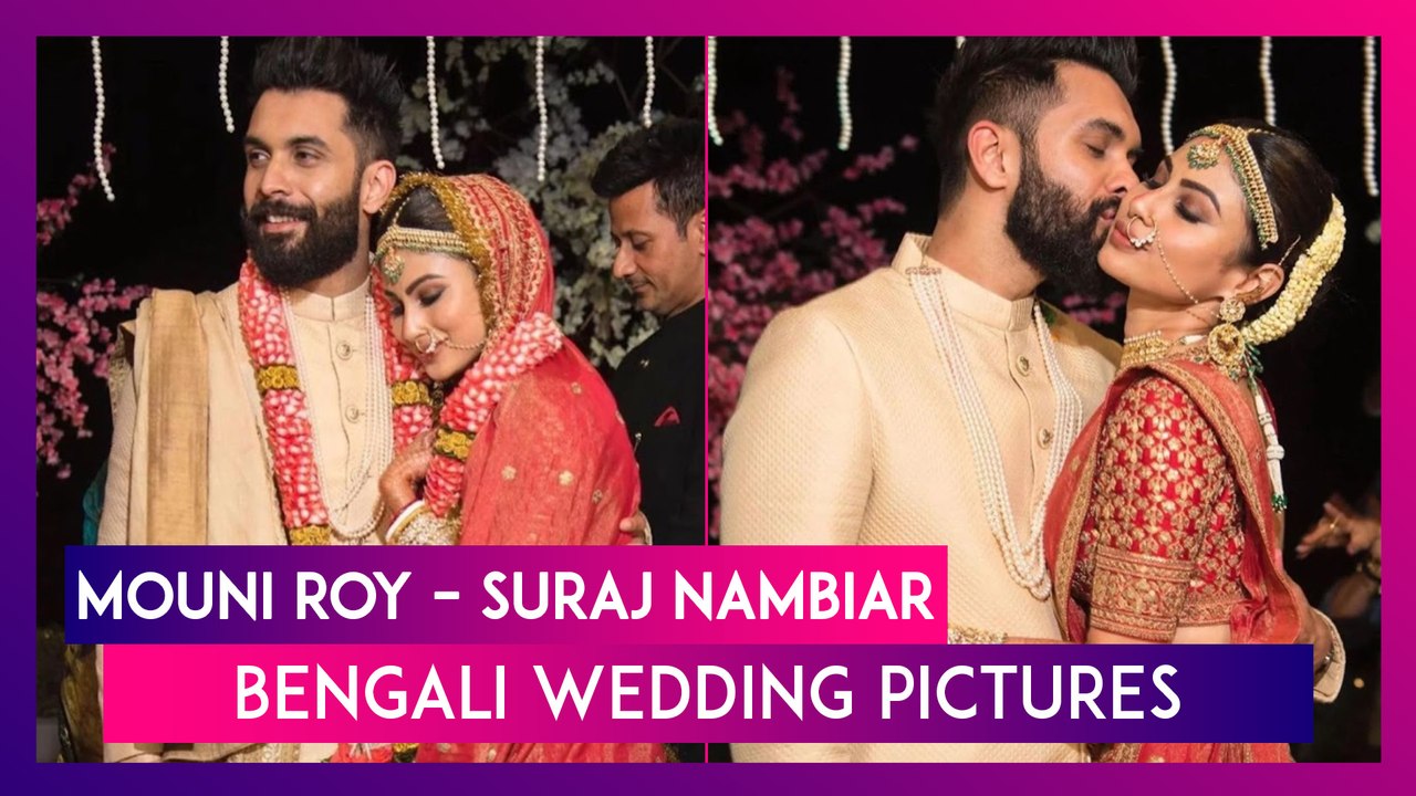 Mouni Roy & Suraj Nambiar Tie the Knot As Per Bengali Traditions, Here Are The Wedding Pictures