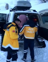 Hamile kadına 36 saat sonra ulaşıldı