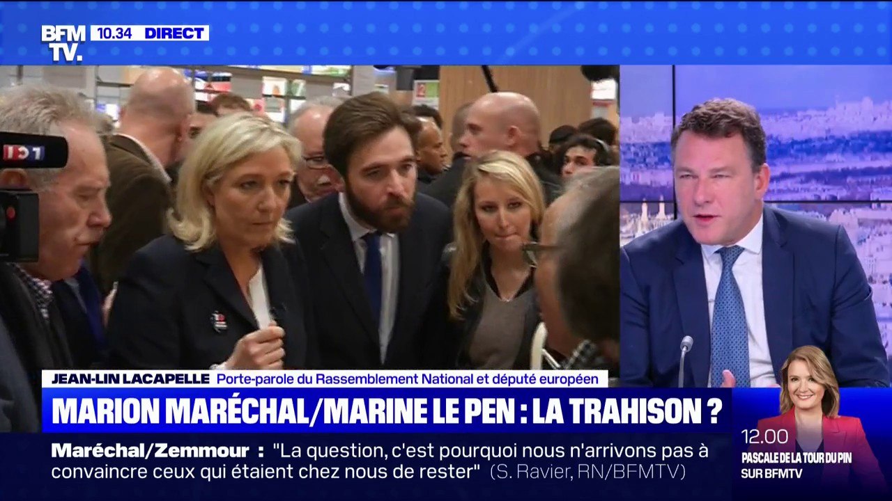 Présidentielle: Jean-Lin Lacapelle (RN) dénonce une décision "contradictoire" après les propos de Marion Maréchal