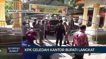 Kantor Bupati Langkat di Kota Stabat Digeledah KPK