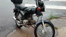 Motociclista fica ferido após colisão com carro na Rua General Osório