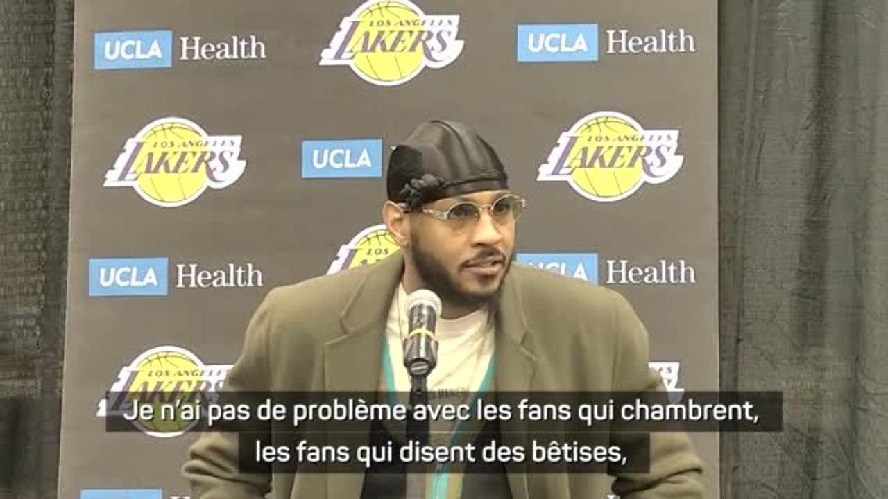 Lakers - Carmelo Anthony : "Des propos inacceptables"
