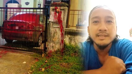 Ah long makin melampau! Peminjam lari, jiran pula tanggung padah kena simbah cat merah