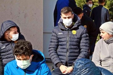 Antalya'da kamp yapan Süper Lig ekipleri Cuma namazını 'Dinler Bahçesi'nde kıldı