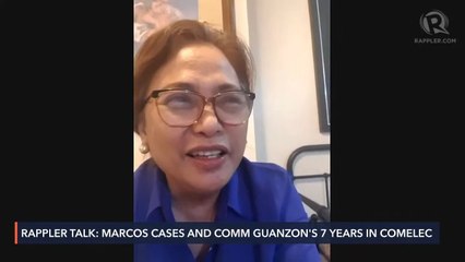 Why Guanzon asserts Marcos Jr. committed a 'crime of moral turpitude'