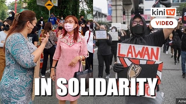 Dozens gather in solidarity with those being probed over #TangkapAzamBaki rally