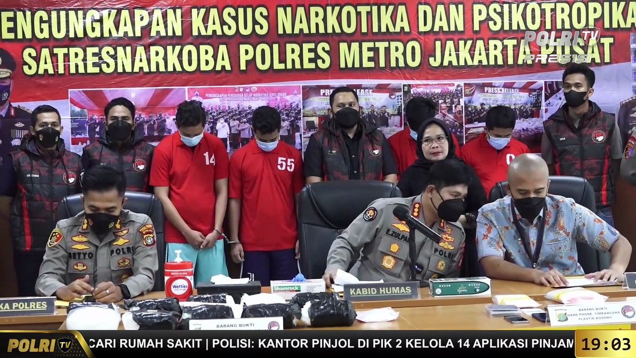 PRESISI Update 19.00 WIB : Polres Metro Jakarta Pusat Berhasil Gagalkan Peredaran Narkotika Jenis Sabu di Depok Jawa Barat