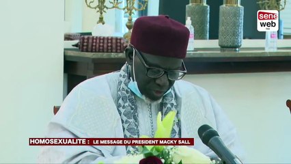 H0m0s&xualité au Sénégal _ le message du président Macky Sall