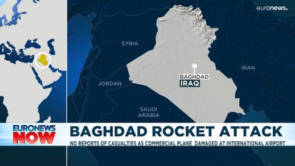 Three rockets hit Baghdad's airport and adjacent military base