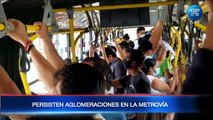 Metrovía: Usuarios denuncian que las aglomeraciones continuan en las unidades