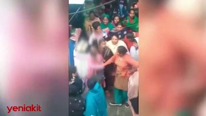 Hinduların vahşi yüzü! Tecavüze uğrayan genç kızı sokaklarda teşhir edip dövdüler