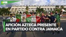 Aficionados de la Selección Mexicana presentes en partido contra Jamaica