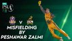 Misfielding By Peshawar Zalmi | Quetta Gladiators vs Peshawar Zalmi | Match 2 | HBL PSL 7 | ML2G