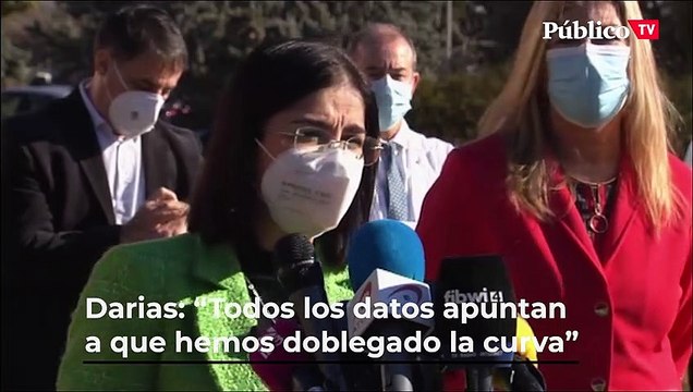 Darias: “Todos los datos apuntan a que hemos doblegado la curva”