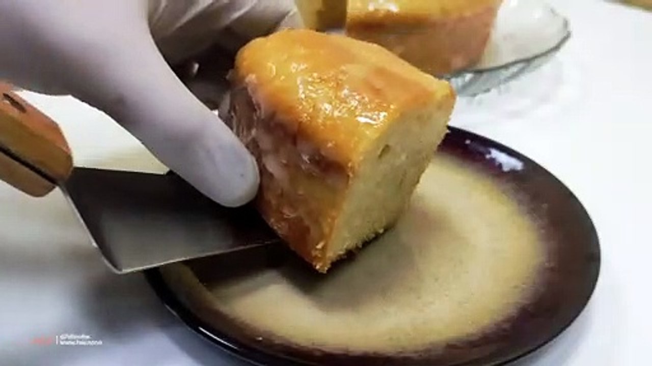 طريقة عمل كيكة الليمون الإسفنجية الهشة