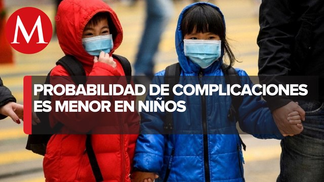 Posibilidad de complicaciones por covid es 274 veces menor en niños menores de 15 años