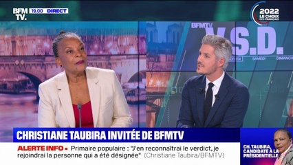 Christiane Taubira: "Je rejoindrai la personne qui a été désignée" par la primaire populaire