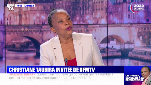 Christiane Taubira: Je n'ai ni personnellement ni politiquement d'adversaire à gauche