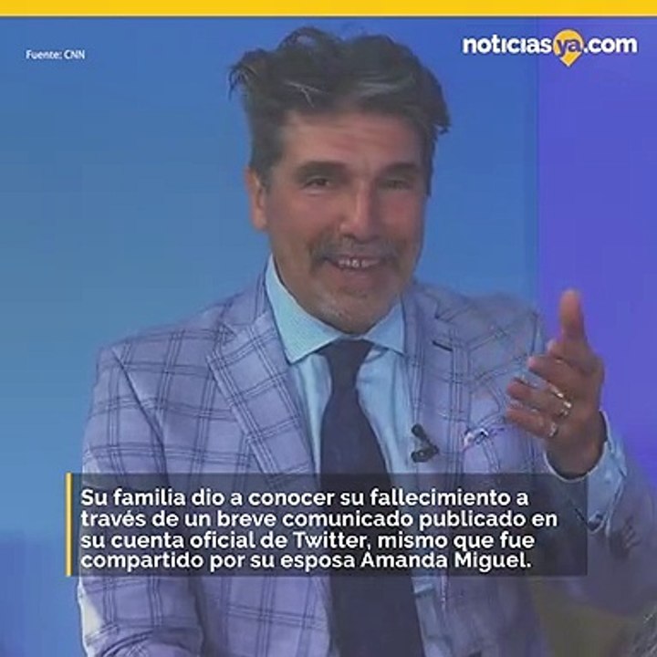 Muere el cantante argentino-mexicano Diego Verdaguer