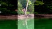 Rope Swing Fail Ends in Painful Fall