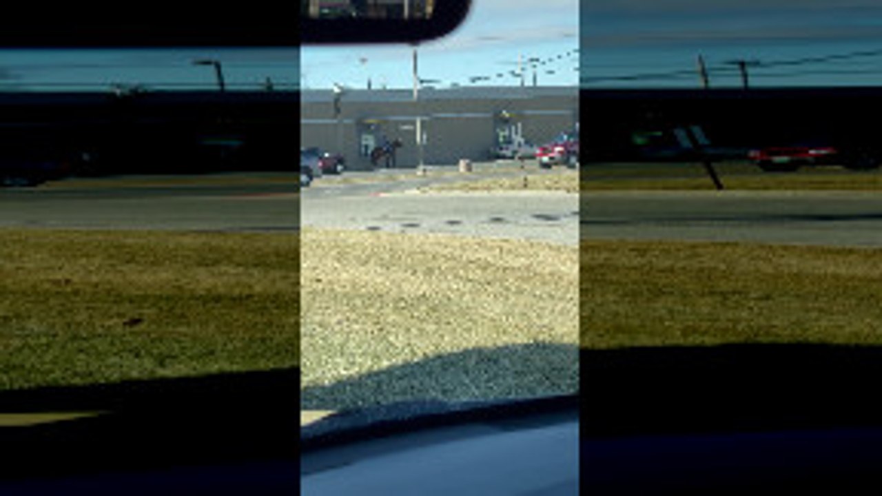 Cowboy Moseys Through McDonald's Drive-Thru on...