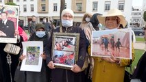تظاهرة لعائلات جهاديين مغاربة معتقلين في سوريا