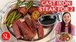The Trick to Restaurant-Quality Steak At Home | Romantic Valentine’s Day Dinner for 2 | Hey Y’all