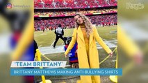 Brittany Matthews Selling Shirts to Benefit Anti-Bullying Charity After Champagne Spraying Backlash