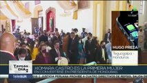Hondureños apoyan medidas sociales que impulsa la presidenta Xiomara Castro