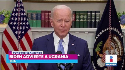 Biden ve una "clara posibilidad" de que Rusia invada Ucrania en febrero