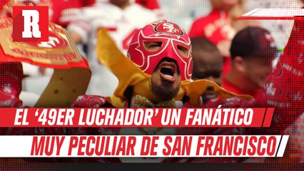 Ramsés Vargas, El fanático de los 49ers que ha destacado por su peculiar personaje, "49er Luchador"