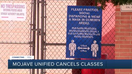 Mojave Unified School District cancels classes due to staffing shortages