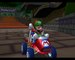 GameCube Gameplay - Mario Kart Double Dash - Bowser's Castle - Mario and Luigi